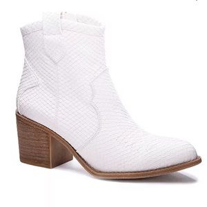 White Cowgirl Booties